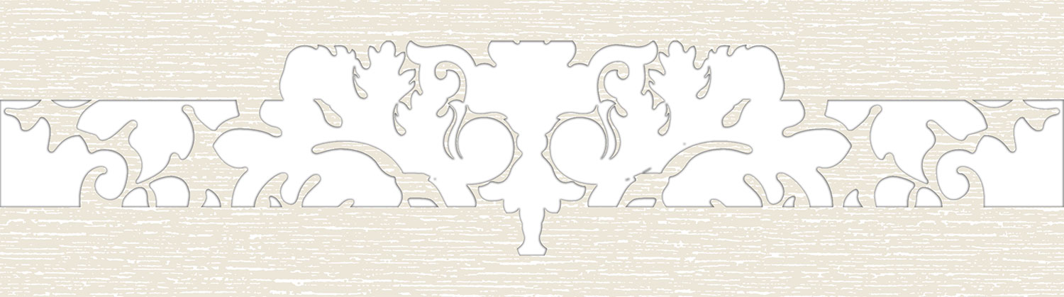 Керамическая плитка Eurotile Ceramica Queen 338 центр бордюр 7x24,5