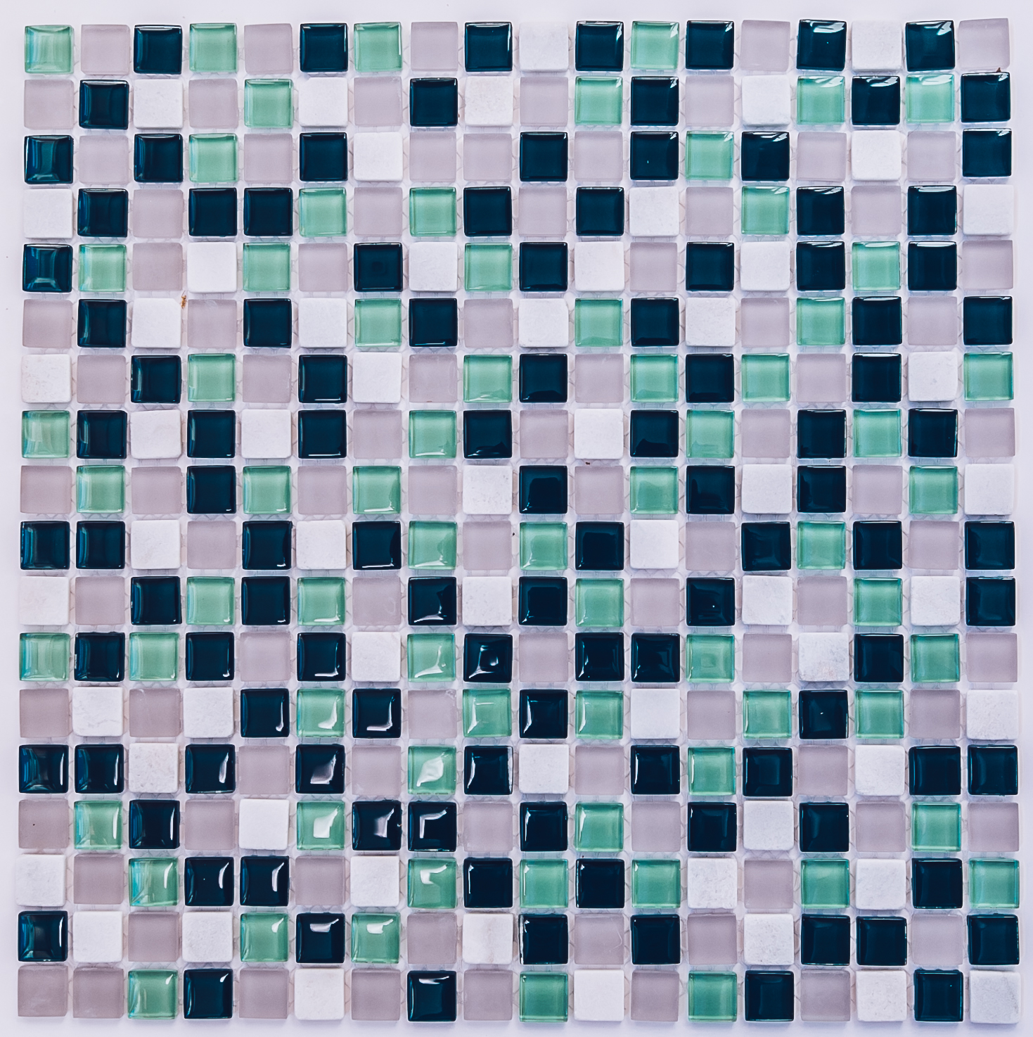 

Стеклянная Мозаика с камнем Bonaparte Olivia (15х15х4) 30x30