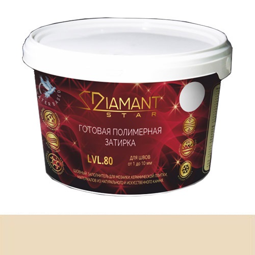 

Затирка Диамант полимерная Diamant Star 810 латте (2 кг)
