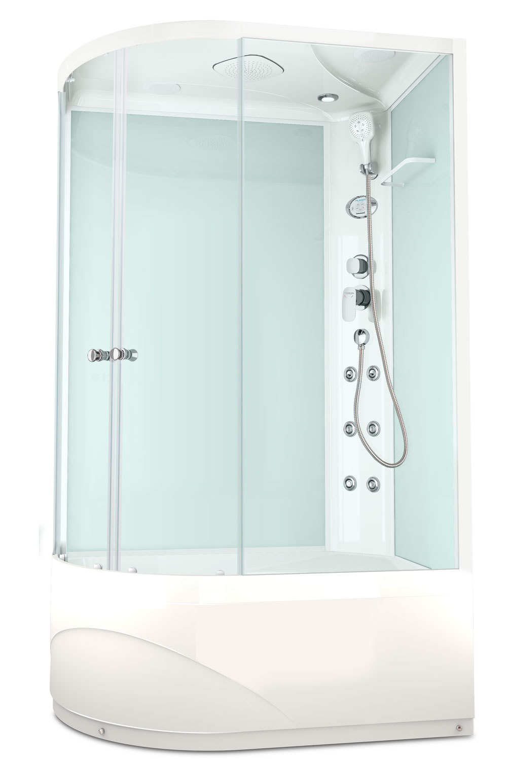

Душевая кабина DOMANI-Spa Delight 128 high R 120х80х218 DS01D128RHWCl10