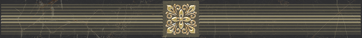 

Керамическая плитка Laparet Royal Бордюр чёрный 6,3х60