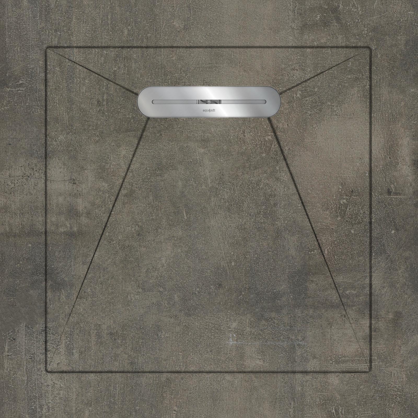 

Душевые поддоны Aquanit Beton Anthracite Envelope Linear Massive 90x90