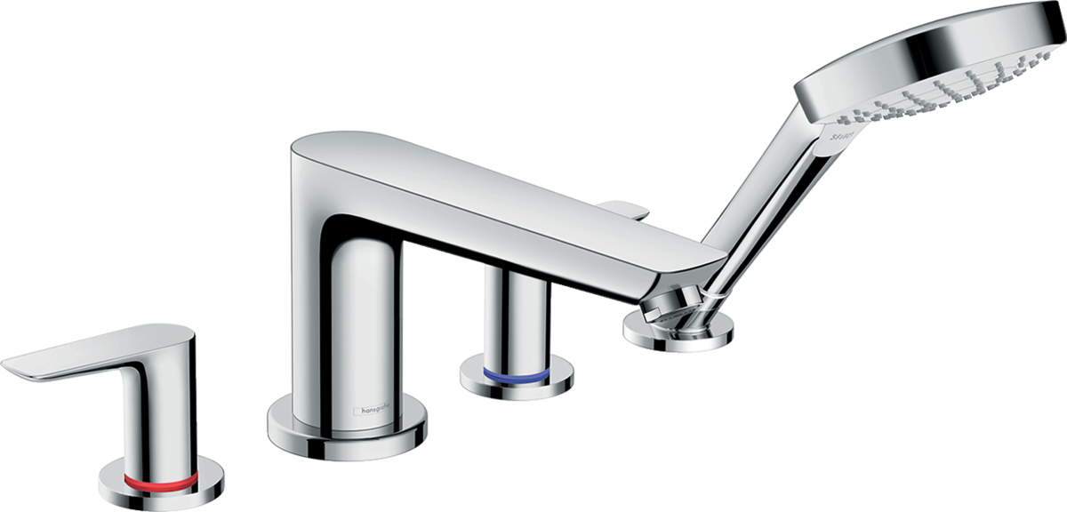 

Встраиваемый смеситель на край ванны Hansgrohe Talis E 196 на 4 отверстия 71748000