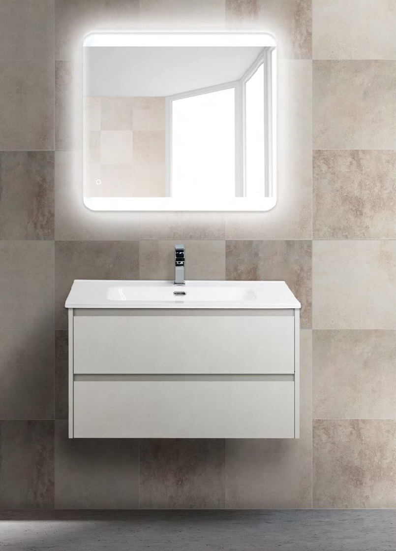 

База под раковину BelBagno KRAFT подвесная 80 KRAFT-800-2C-SO-BO Bianco Opaco