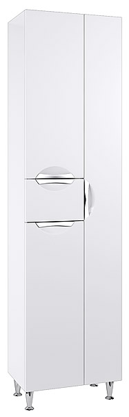 

Пенал Aqwella Лайн 50 напольный с ящиком, белый Li.05.05/1