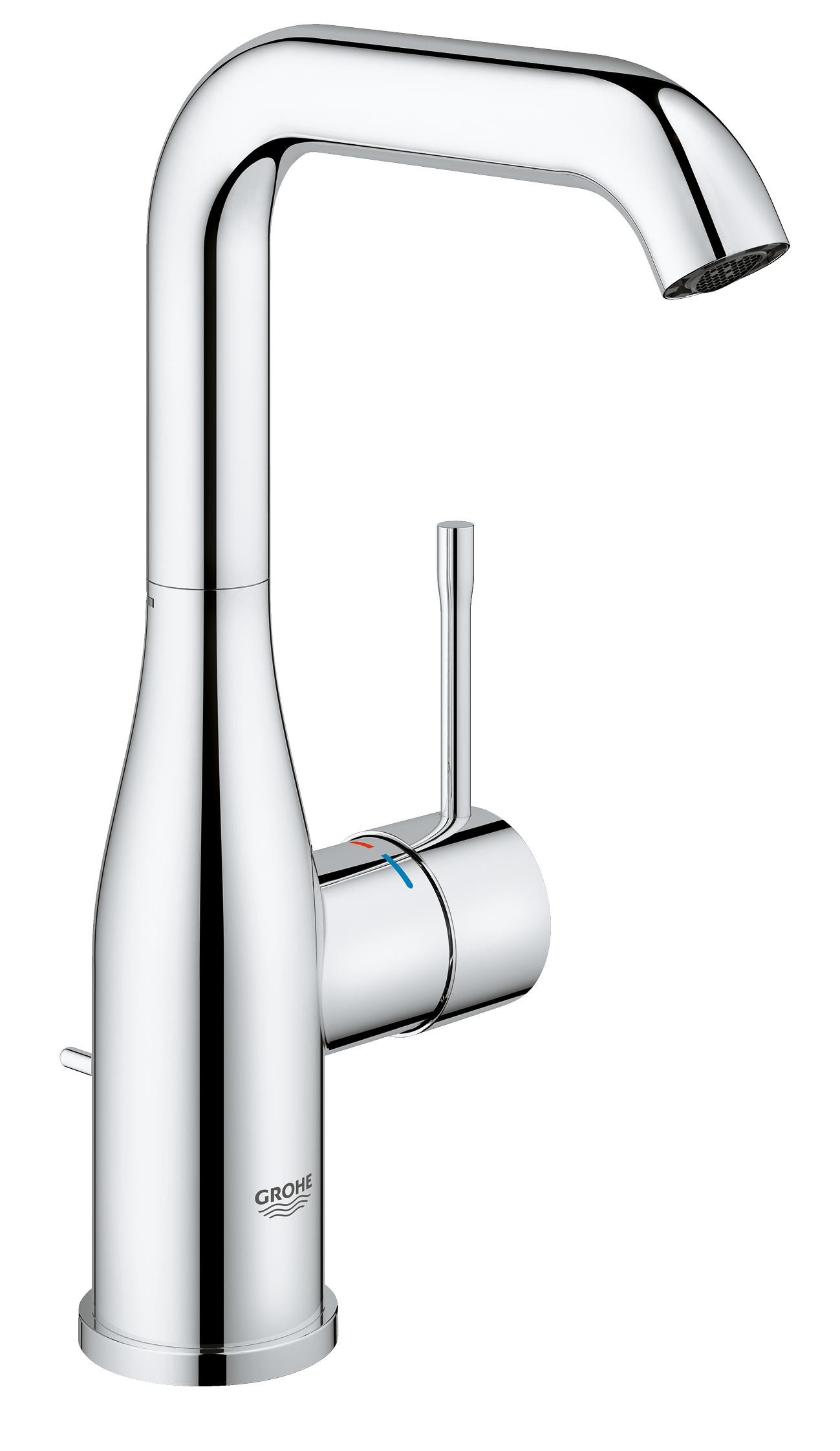 

Смеситель для раковины Grohe Essence+ с донным клапаном и высоким изливом 32628001