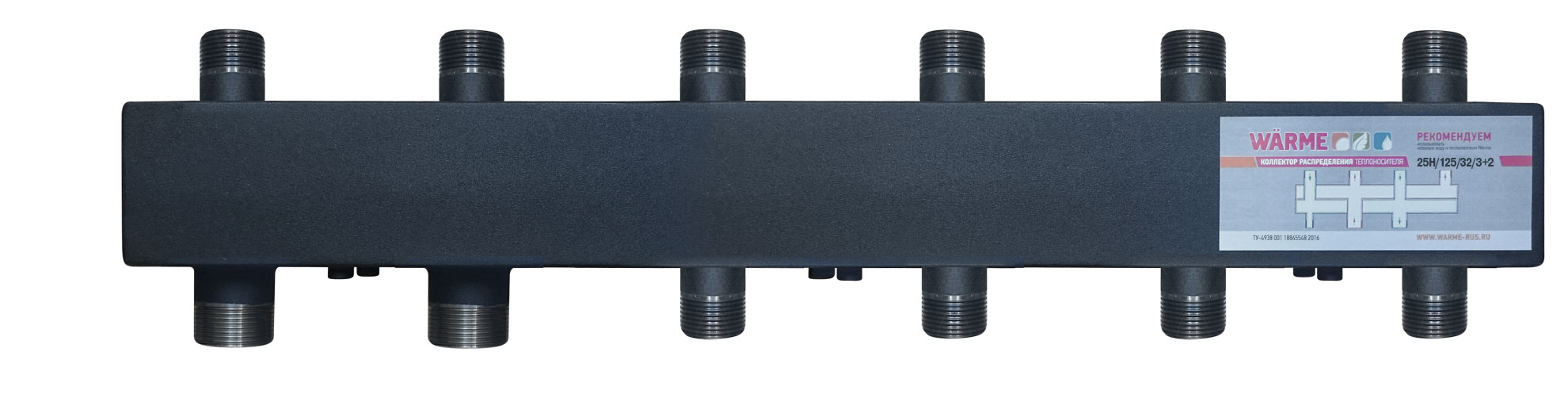 

Warme коллектор WKS 80 Compact на 5 выходов (3+2)