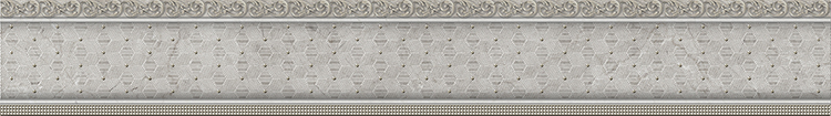 

Керамическая плитка El Molino Venecia Plata-Gris Moldura бордюр 3,5x25