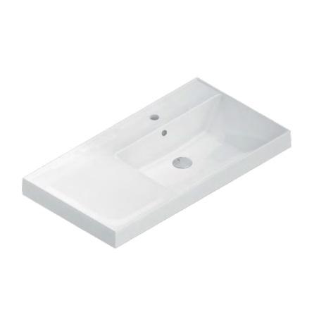 Раковина мебельная Kerama Marazzi CUBO 90 правая белый глянец CU.wb.90rh