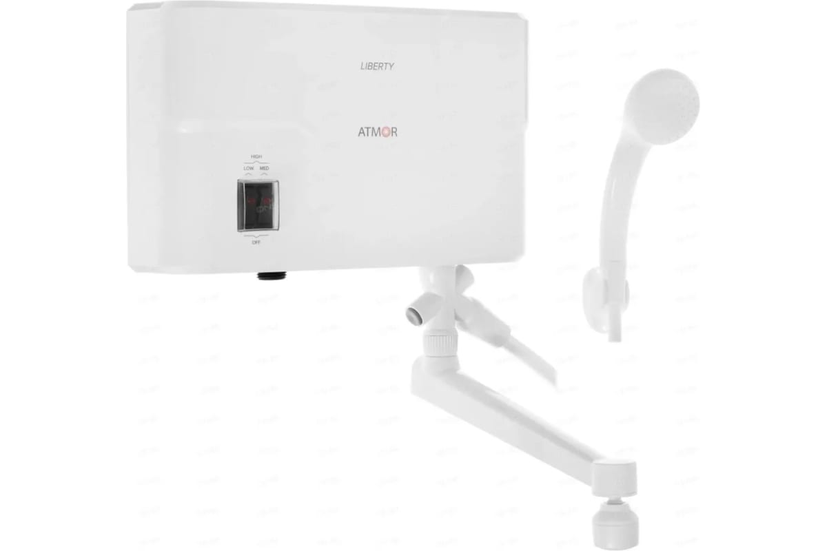 Проточный водонагреватель Ariston ATMOR LIBERTY 5 KW COMBI (душ + кран)