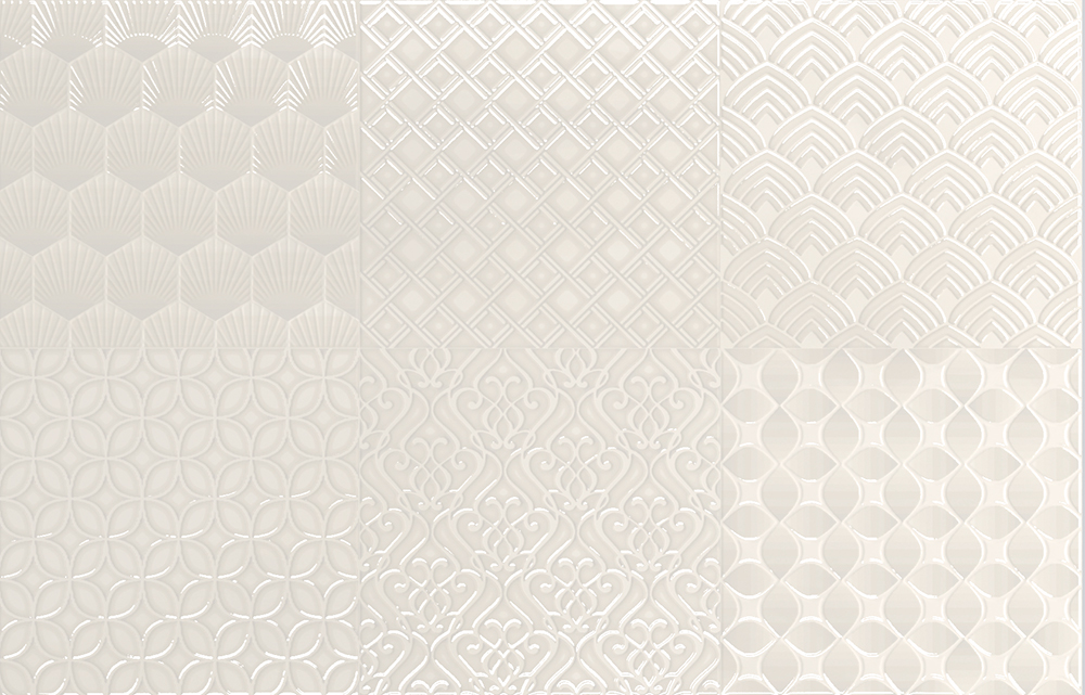 

Керамическая плитка Aleluia Aline Decor Bijou Pearl декор 27х42