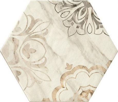 

Керамогранит Ragno Bistrot R4YQ Decoro Calacatta Michelangelo 21x18,2