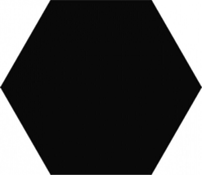 

Керамическая плитка Vitra Miniworx K945262 Гексагон Черный Матовый 21x24
