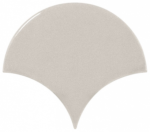 

Керамическая плитка Equipe Scale 21978 Fan Light Grey Настенная 10,6x12