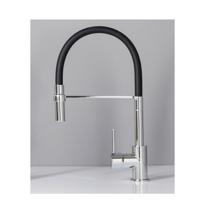 

Смеситель для кухни Aquanet FF6215 00189336 черный