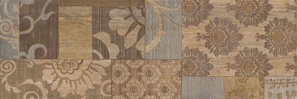 

Керамическая плитка Serra Filigran 519 Pastoral 1 Decor Beige & Brown декор 30x90