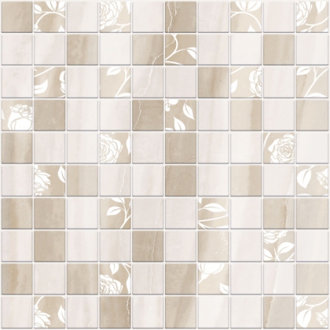 

Керамическая плитка Lb-Ceramics Tender Marble 1932-0010 мозаика бежевый 30х30