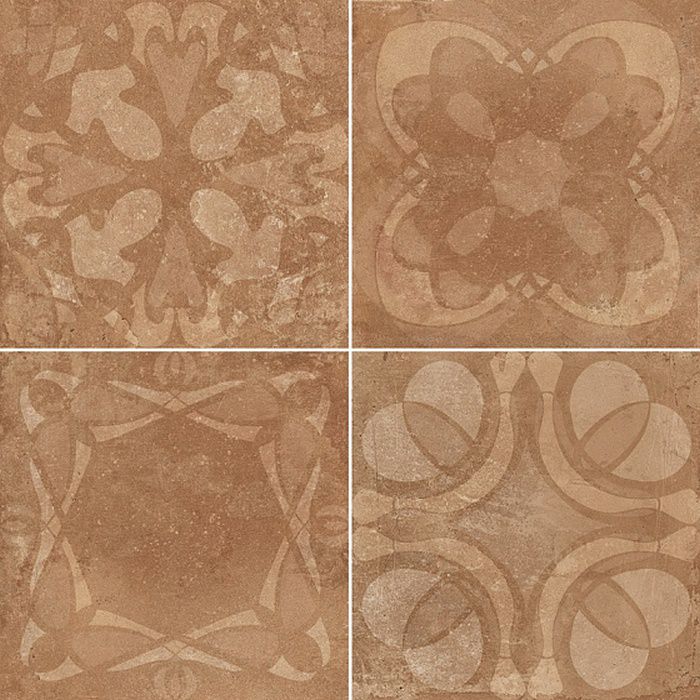 

Керамическая плитка Dual Gres Antigua Cotto Decor Напольная 45x45