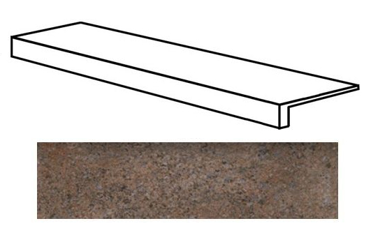 

Ступень Natucer Ferro di Boston Ombra фронтальная 32x120