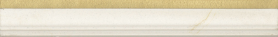 

Керамическая плитка Aparici Beyond Milo Ivory Moldura бордюр 3,5х29,75