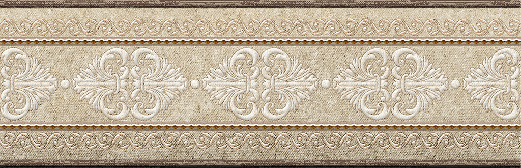 

Керамическая плитка Rocersa Damasco Cen Beige бордюр 8x25