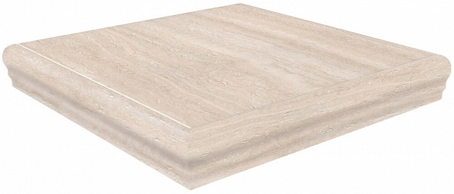 

Ступень Kerama Marazzi Пантеон SG157200R/GR/ANS Беж левая угловая 34х34