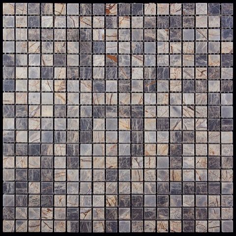 

Мраморная мозаика Natural Adriatica M024-15P (M022B-15P) (1,5х1,5) 30,5х30,5