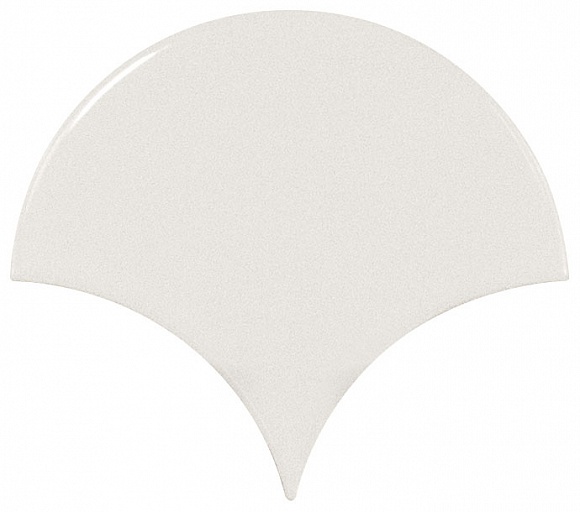

Керамическая плитка Equipe Scale 21968 Fan White Настенная 10,6x12