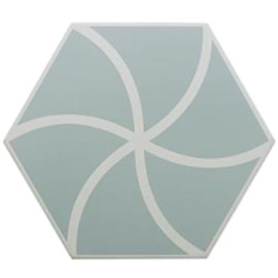 Керамогранит DNA Tiles Fancy Waves Blue 20x23