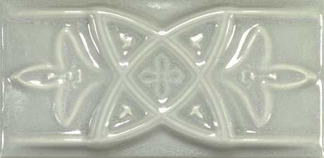 

Керамическая плитка Amadis Antique Crackle Cenefa Relieve Greengreycrack Бордюр 7,5х15