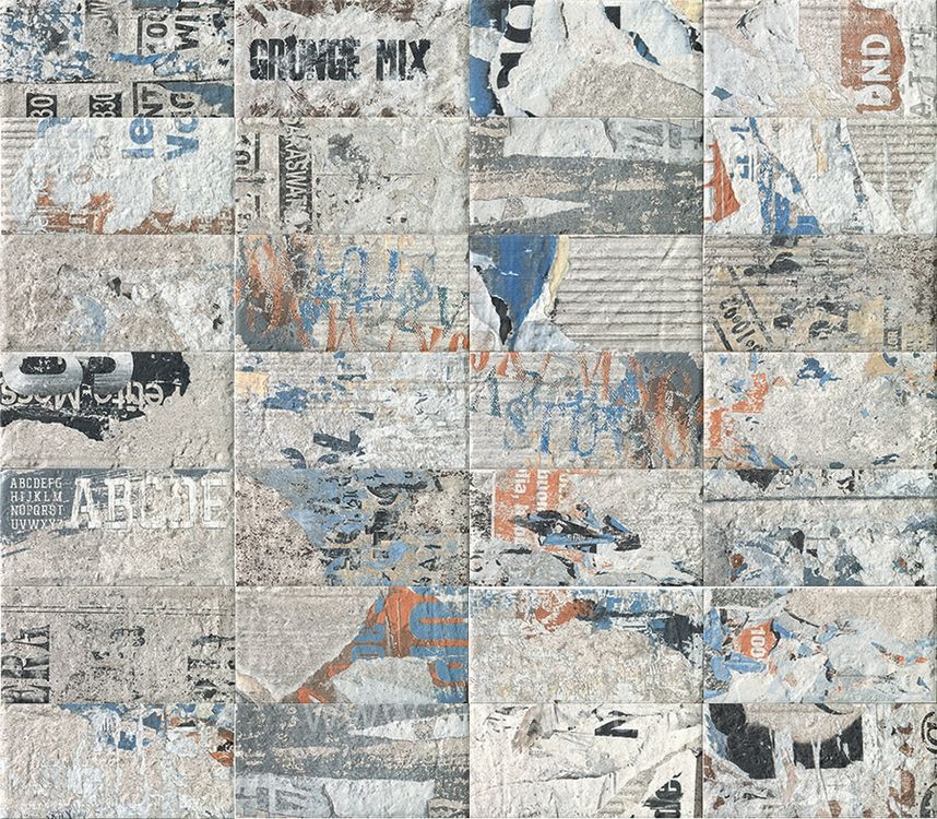 

Керамогранит Serenissima New Orleans Posters Grunge Mix 10x20