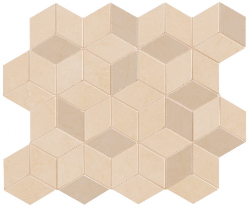 

Керамическая плитка Marca Corona Delux Beige Tessere Rombi мозаика 26x28