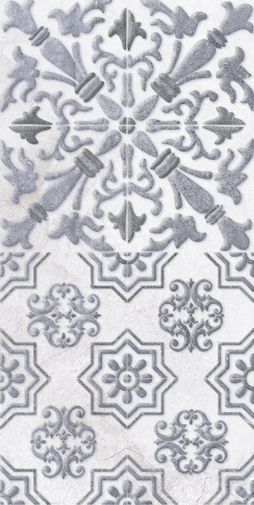 

Керамическая плитка LB-Ceramics Кампанилья 1641-0091 Декор 1 серый 20х40