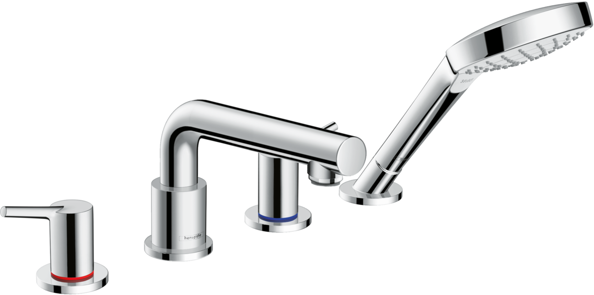 

Встраиваемый смеситель на край ванны Hansgrohe Talis S на 4 отверстия 72418000