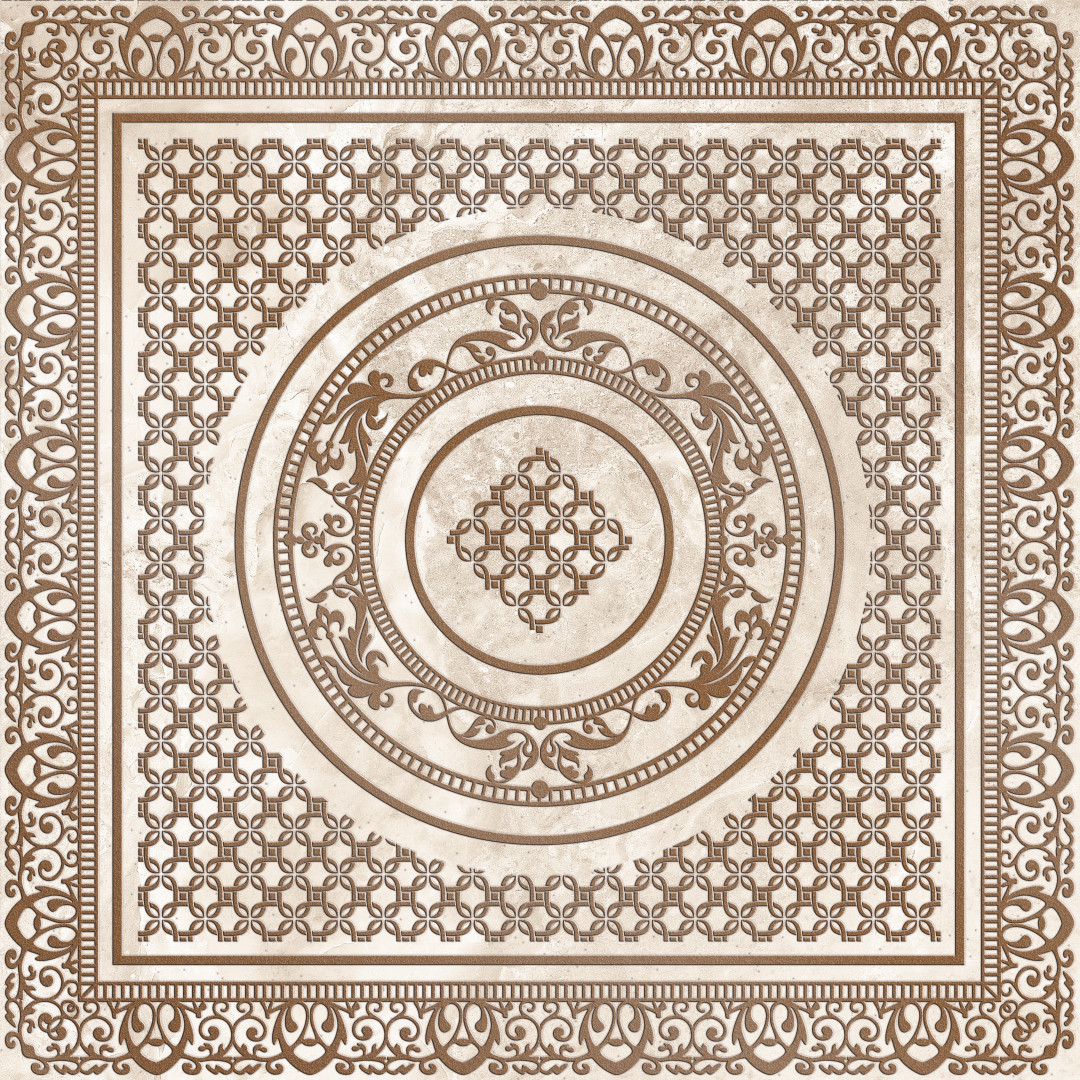 

Керамогранит Ceracasa Vermont Deco Regio Oro Bone декор 49,1х49,1