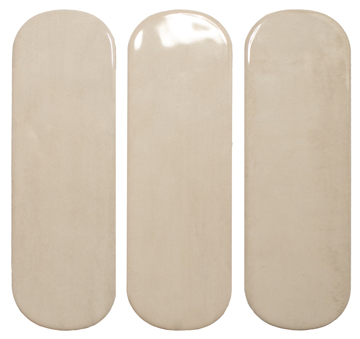 Керамическая плитка DNA Tiles Calema Oval Greige настенная 5,2х16