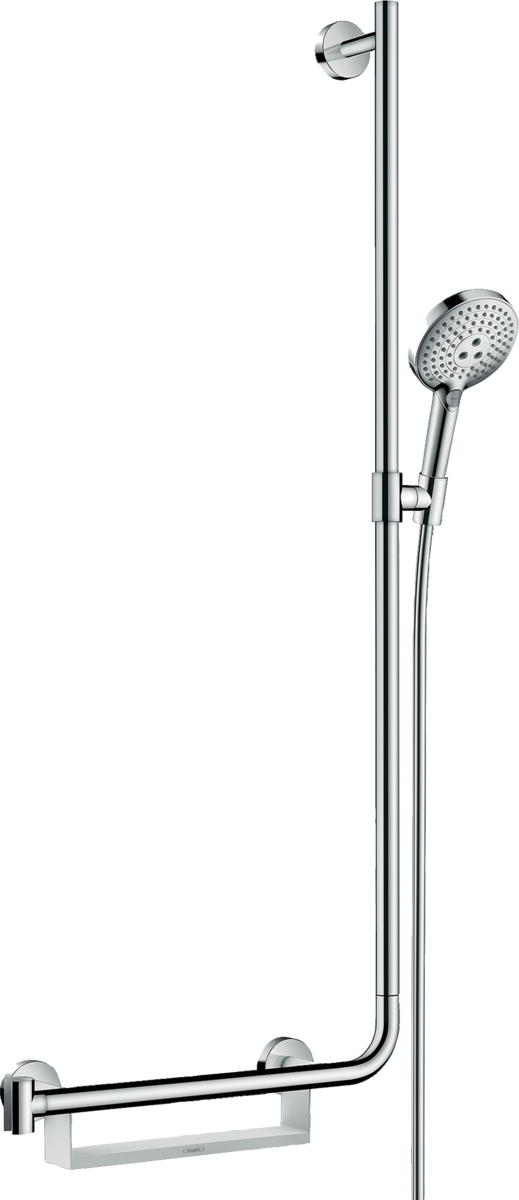 

Душевой набор Hansgrohe Raindance Select S 120 со штангой 110 см, правосторонний 26326000