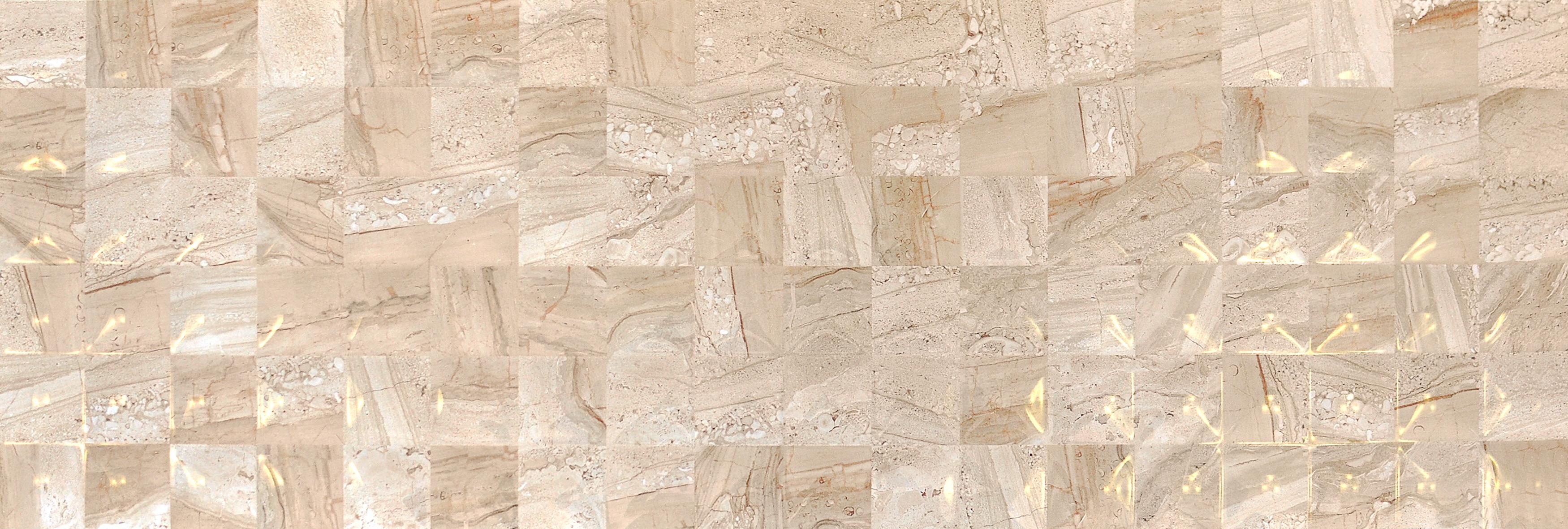 

Керамическая плитка Kerasol Daino Mosaico Beige Rect настенная 30x90