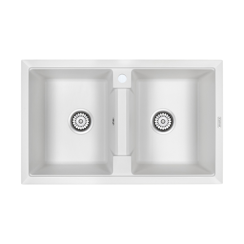 Мойка для кухни Paulmark Zwilling белый PM238150-WH