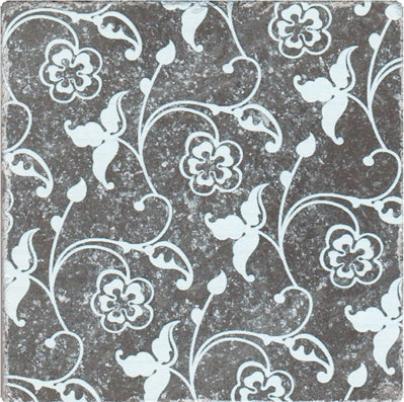 

Плитка Мрамор Stone4Home Marble Black Motif №2 декор 10х10