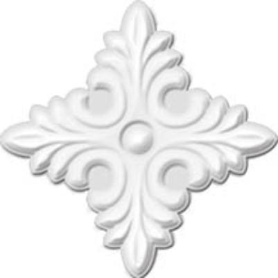 

Керамическая плитка Villeroy&Boch Prelude K2049ZT1G0010 Arpeggio White Rosette Glossy Rec вставка 6х6