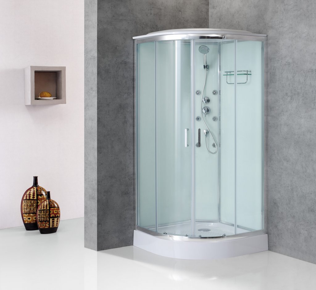 

Душевая кабина Belbagno UNO-CAB-R-2-TOP 2350х900х900 Хром