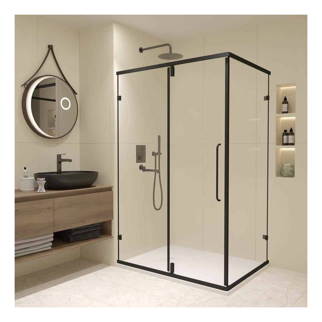 Душевой уголок RGW Classic CL-046B 90x80x185 черный матовый 350904698-14