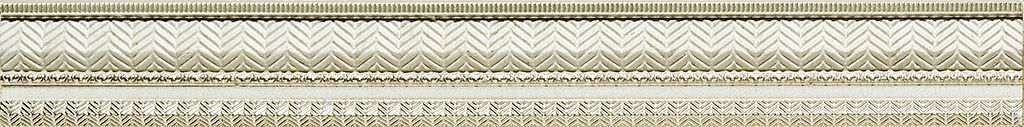 

Керамическая плитка Azulev Cachemir Mold Marfil бордюр 3x25