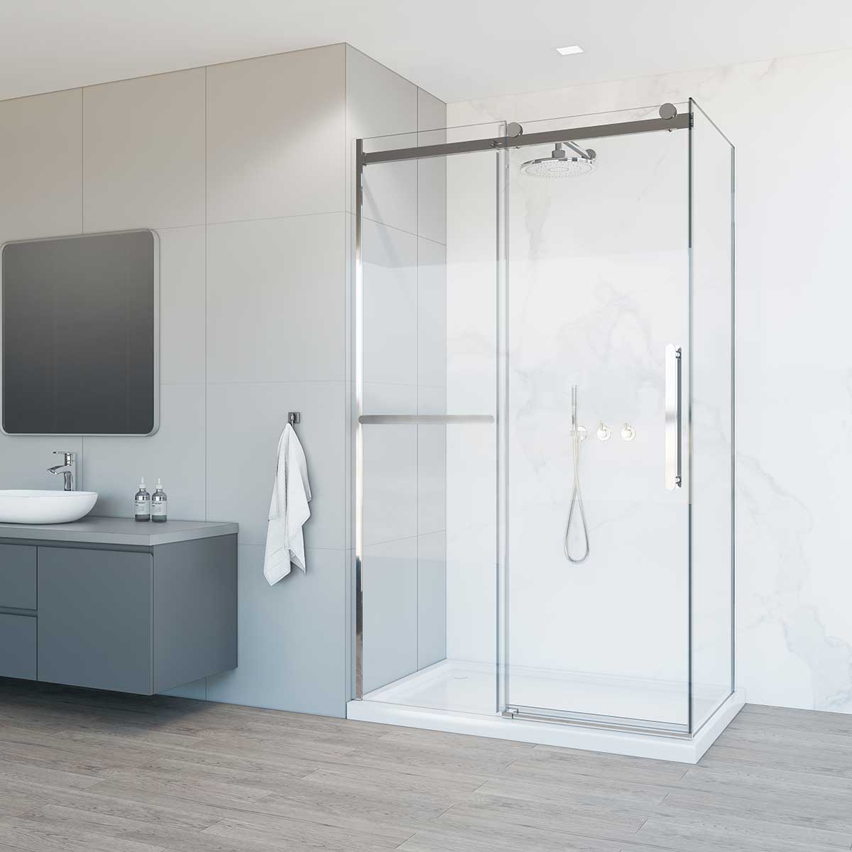 Душевой уголок Vincea Como Soft 1950x1100x900 хром VSR-1CS9011CL