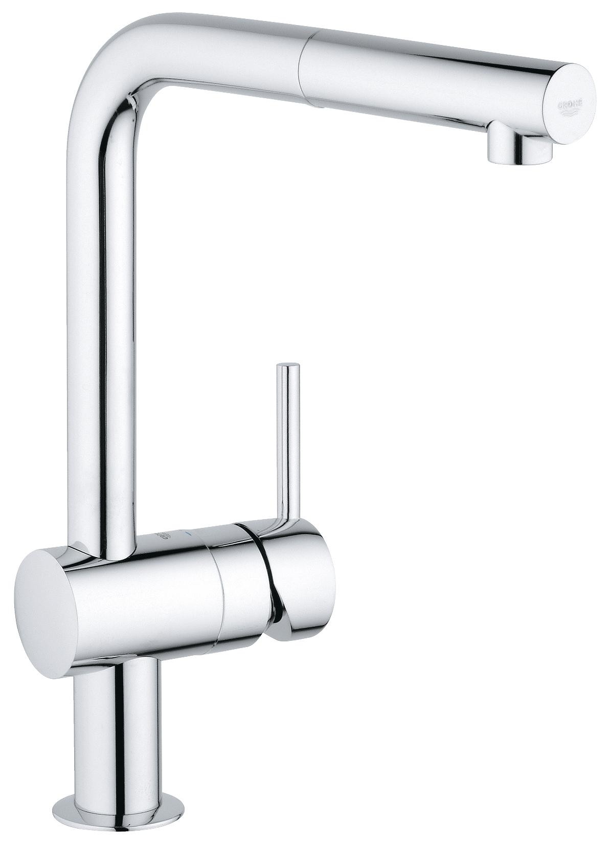 

Смеситель для кухни Grohe Minta с выдвижным L-изливом 32168000