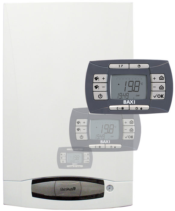 

Котёл газовый настенный Baxi Nuvola 3 Comfort 280 Fi (двухконтурный)