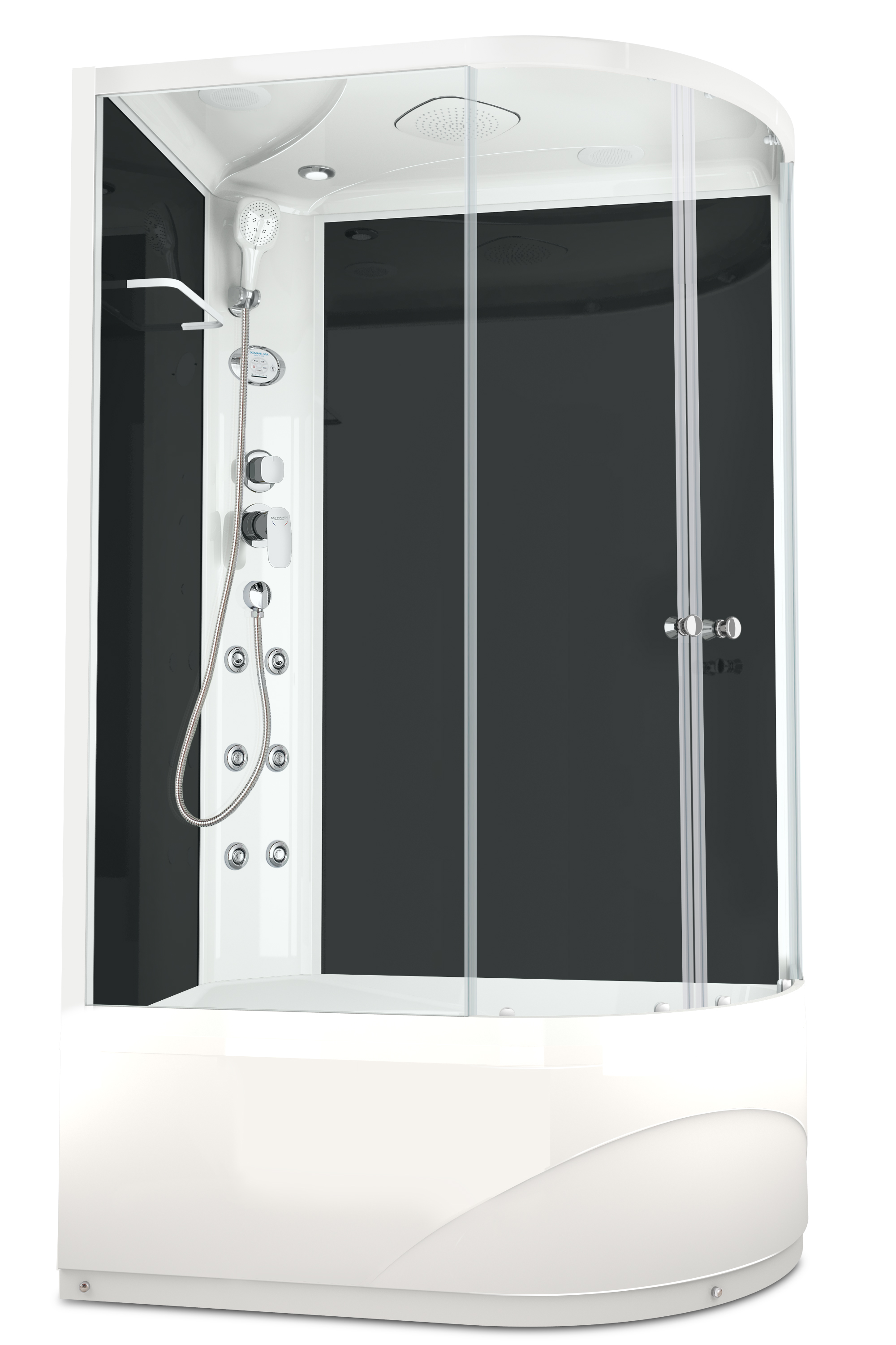 

Душевая кабина DOMANI-Spa Delight 128 high L 120х80х218 DS01D128LHBCl10