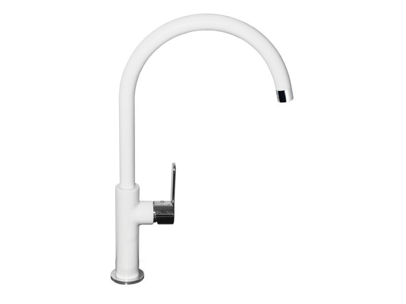 Смеситель для кухни ALVEUS ARC 80 белый 1134890