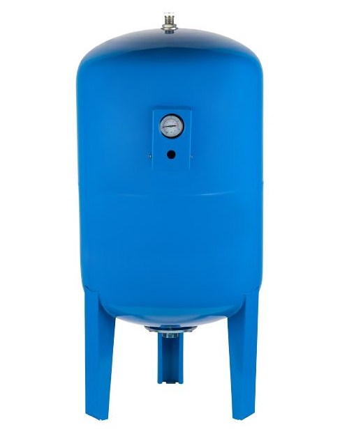 Гидроаккумулятор для систем водоснабжения Unipump 200 л. вертикальный с манометром